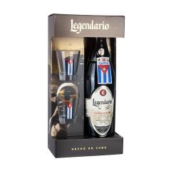 Legendario Elixir de Cuba 7yo + 2x sklo, lahev 0,7l