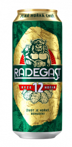 Radegast Ryze hořká 12 pivo ležák světlý 500ml