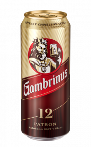 Gambrinus Patron 12 pivo ležák světlý 500ml