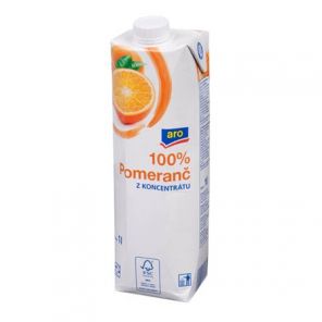 Pomeranč juice Aro 100% 1l, Gold