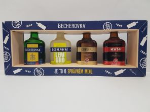 Becherovka mini kazeta 4x0,05l 38%