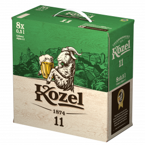 Velkopopovický Kozel 11, multipack 8x0,5l