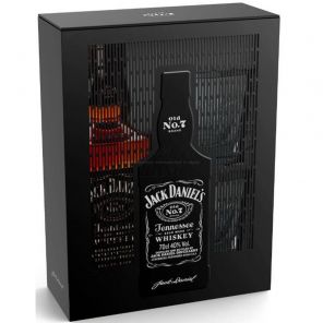 Jack Daniel´s + 2x sklo, lahev 0,7l plechová dóza