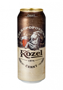 Velkopopovický Kozel Černý, plech 0,5l